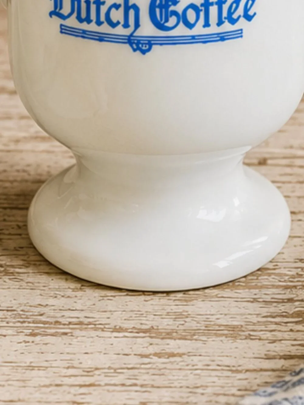 Vintage Vandermint Dutch Coffee Footed Pedestal Mug